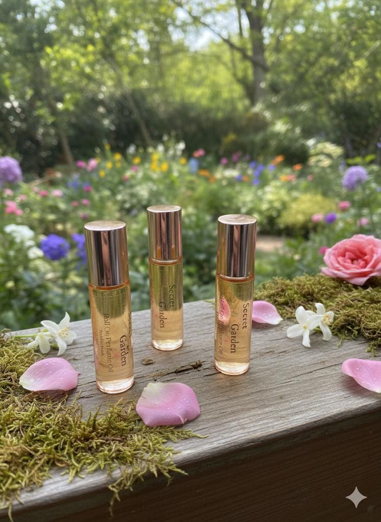 Body Oil Natural Jojoba & Essential Perfume Oil Roll-On